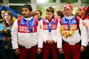 123Встреча паралимпийцев из Сочи-2014