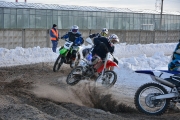 123Первый этап первенства УР по зимнему мотокроссу 14.02.2015