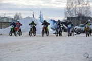 123Первый этап первенства УР по зимнему мотокроссу 14.02.2015