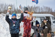 123Первый этап первенства УР по зимнему мотокроссу 14.02.2015
