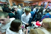 Церемония награждения хоккейного клуба Ижсталь серебряными медалями